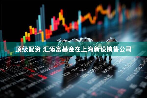 顶级配资 汇添富基金在上海新设销售公司