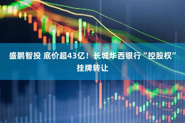 盛鹏智投 底价超43亿！长城华西银行“控股权”挂牌转让