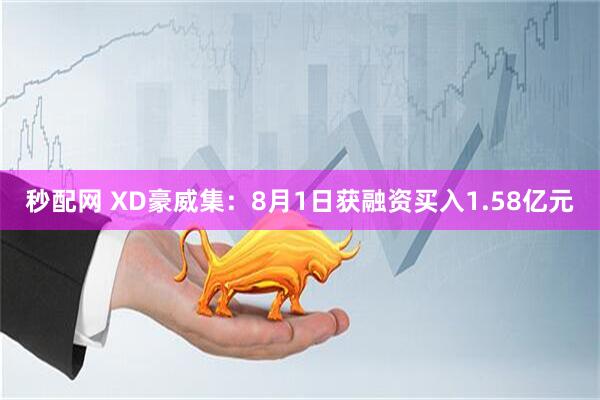 秒配网 XD豪威集：8月1日获融资买入1.58亿元